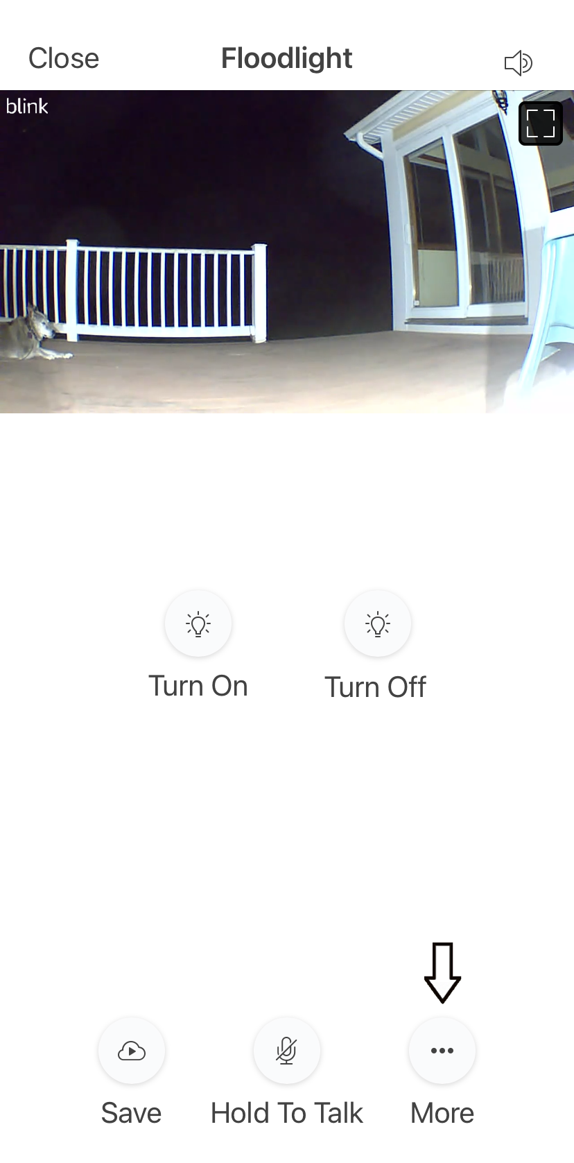 ring flood light app