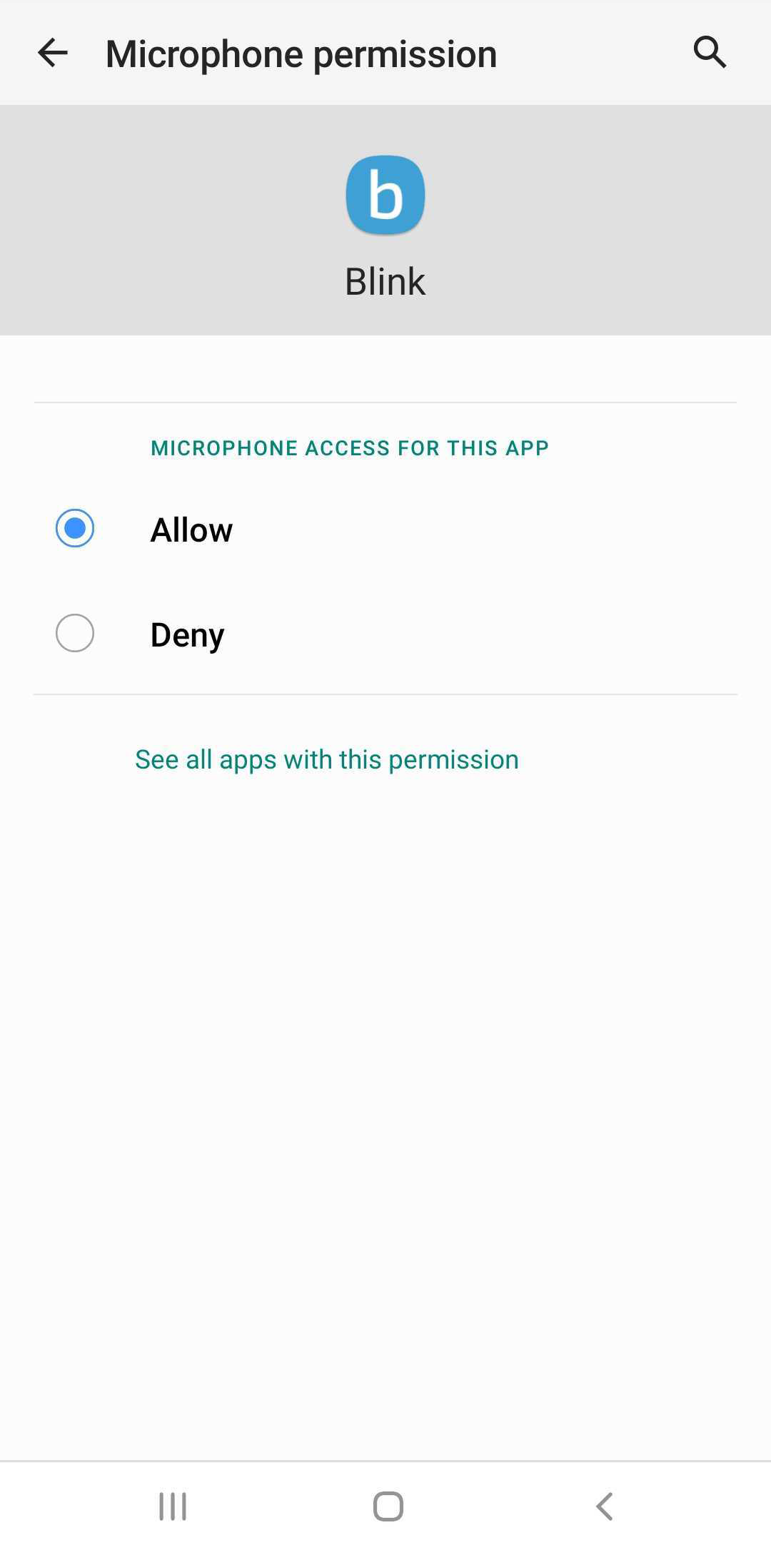 android mic settings