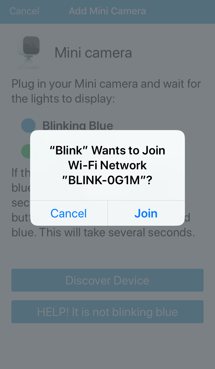 blink app system unavailable