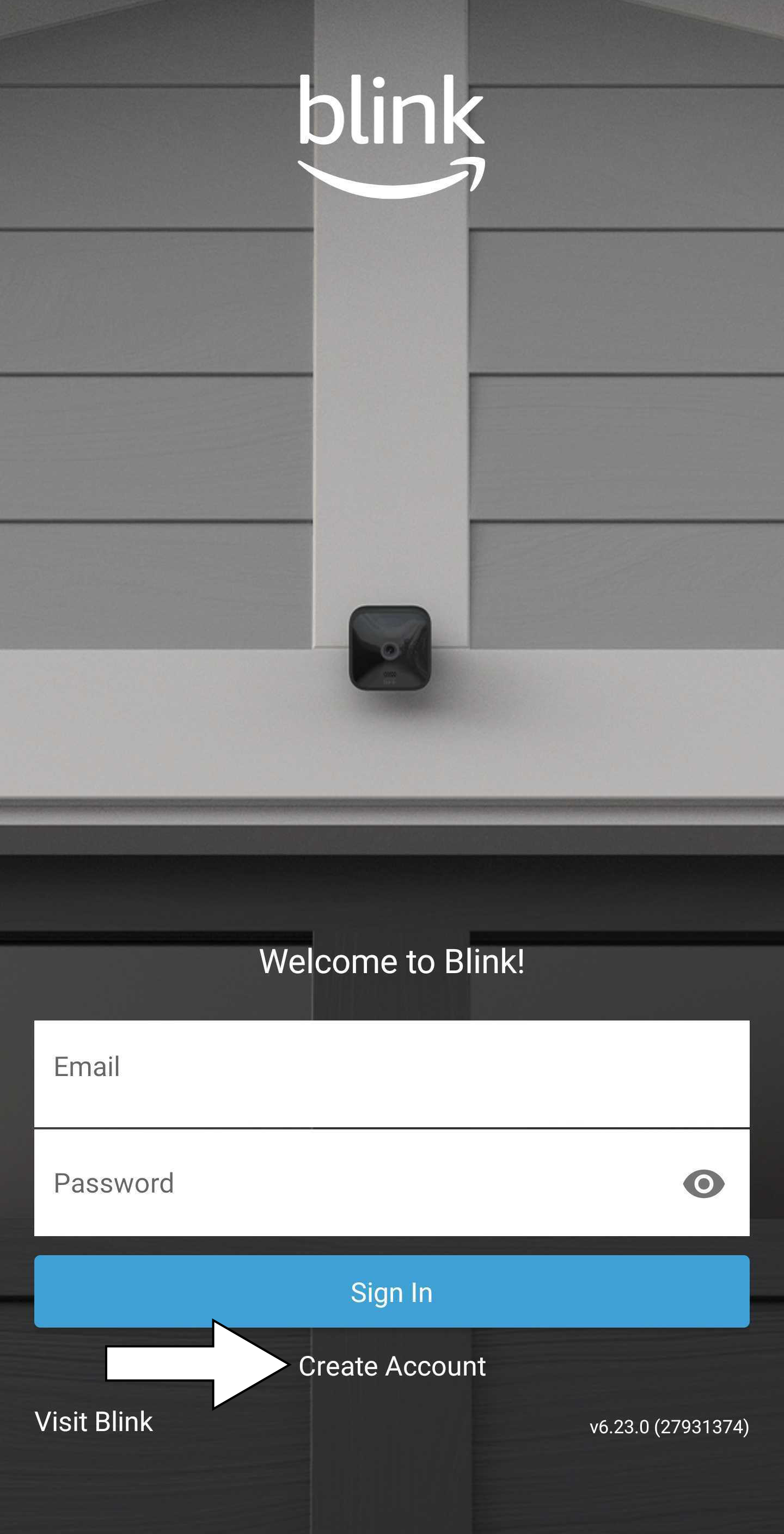 how to sign in to blink app