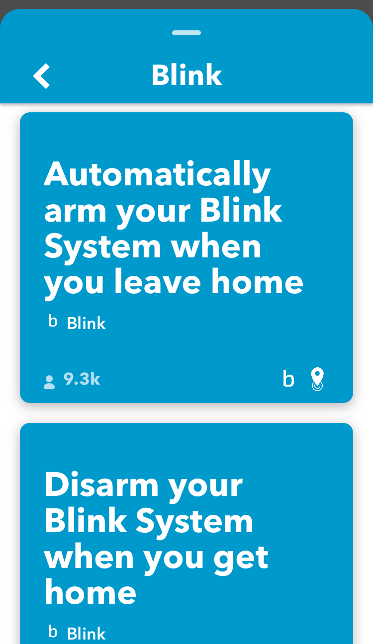 blink ifttt