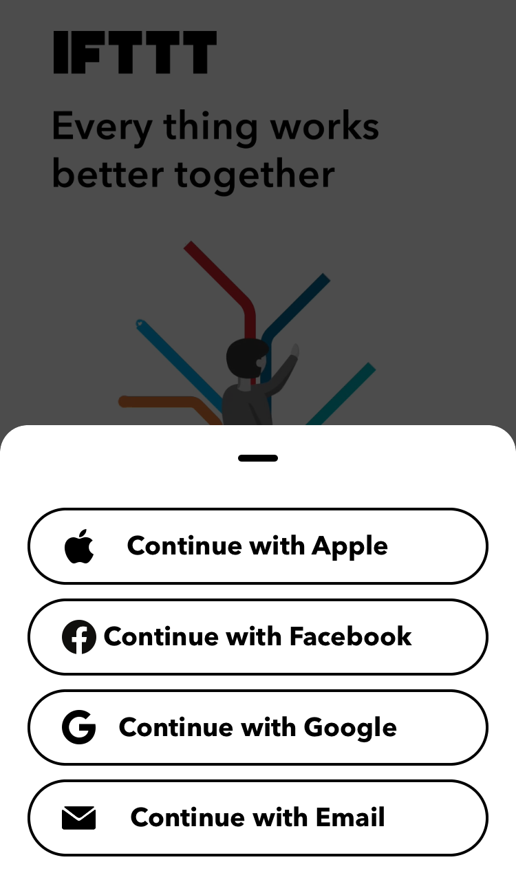 Signing in to IFTTT with Google, Facebook, or Apple – IFTTT Help