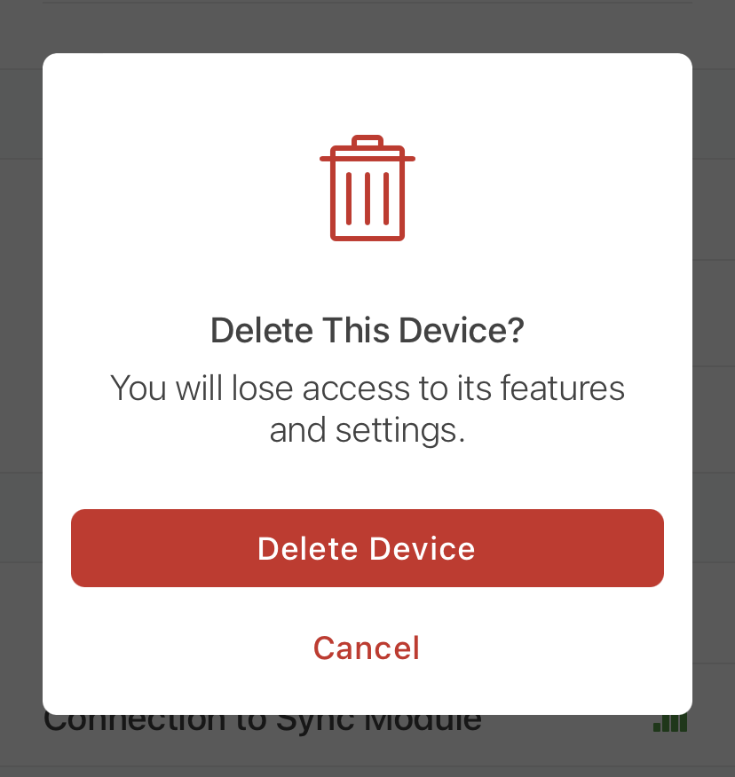How to Delete a Camera — Blink Support