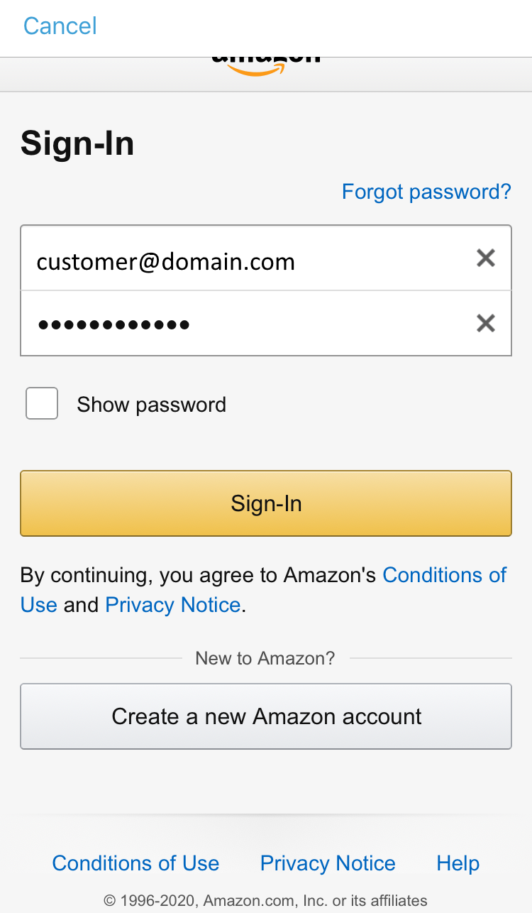 Blink Linking Your Blink Account To Your Amazon Account