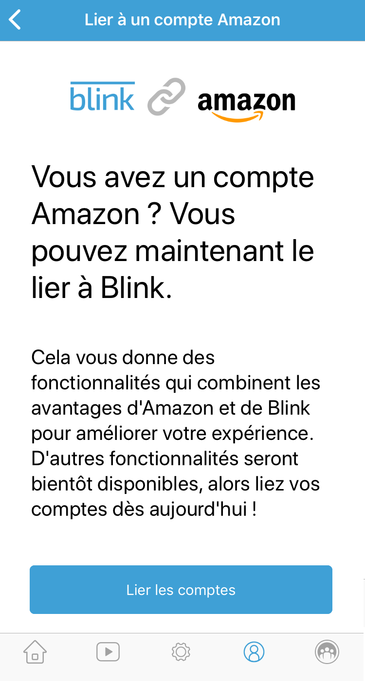 2/Ajouter/Réinitialiser une caméra Outdoor | Configurer/Réinitialiser une ampoule ou un interrupteur pour volet roulant avec Alexa Subs_link_accts